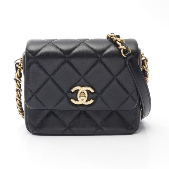 Chanel Matelasse Lambskin Shoulder Bag - Picture 1 of 6